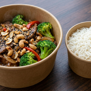 Beef & Broccoli Stir-fry with Cashews